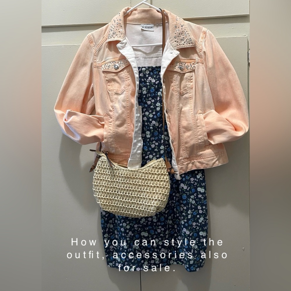 Hollister Navy Floral Top with Blue & White Blooms